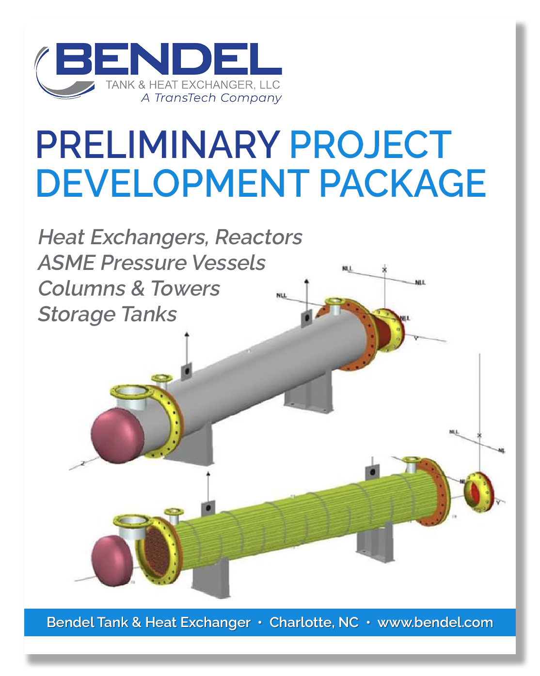Free - Preliminary Project Development Package for Heat Exchangers - Pressure Vessels - Reactors - Columns & Towers - Storage Tanks -2